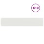 Bordes para césped 10 uds acero laminado frío blanco 20x103 cm by , Garden edging and edging - Ref: Foro24-860155, Price: 54,...