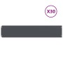 Bordes césped 30 uds antracita 20x103 cm acero laminado frío by , Garden edging and edging - Ref: Foro24-860162, Price: 149,8...