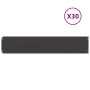 Bordes para césped 30 uds acero laminado frío negro 20x103 cm by , Garden edging and edging - Ref: Foro24-860160, Price: 138,...