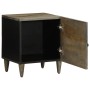 Mesitas noche 2 uds madera maciza mango gris claro 40x33x46 cm by , Nightstands - Ref: Foro24-4017789, Price: 97,28 €, Discou...