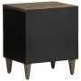 Mesitas noche 2 uds madera maciza mango gris claro 40x33x46 cm by , Nightstands - Ref: Foro24-4017789, Price: 97,28 €, Discou...