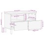 Mueble de TV madera maciza mango marrón 70x33x46 cm von , CD- und DVD-Speicher - Ref: Foro24-4017721, Preis: 99,29 €, Rabatt: %