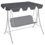 Dosel de repuesto columpio jardín antracita 150/130x105/70 cm de vidaXL, Cubiertas para carpas y cenadores - Ref: Foro24-3120...