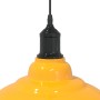 Lámpara colgante regulable altura E27 amarillo brillante Ø 31cm by , Lamps - Ref: Foro24-4103439, Price: 34,00 €, Discount: %