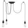 Lámpara colgante con 3 portalámparas E27 metal negro by , Lamps - Ref: Foro24-4103453, Price: 31,42 €, Discount: %