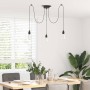 Lámpara colgante con 3 portalámparas E27 metal negro by , Lamps - Ref: Foro24-4103453, Price: 31,42 €, Discount: %