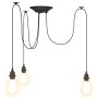 Lámpara colgante con 3 portalámparas E27 metal negro by , Lamps - Ref: Foro24-4103453, Price: 31,42 €, Discount: %