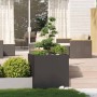 Jardinera acero negro 80x80x80 cm von , Töpfe und Pflanzgefäße - Ref: Foro24-860780, Preis: 124,17 €, Rabatt: %
