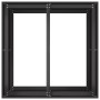 Jardinera acero negro 80x80x80 cm von , Töpfe und Pflanzgefäße - Ref: Foro24-860780, Preis: 124,17 €, Rabatt: %
