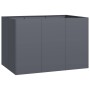 Jardinera acero gris antracita 120x80x80 cm von , Töpfe und Pflanzgefäße - Ref: Foro24-860789, Preis: 163,77 €, Rabatt: %