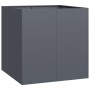 Jardinera acero gris antracita 80x80x80 cm von , Töpfe und Pflanzgefäße - Ref: Foro24-860782, Preis: 152,62 €, Rabatt: %