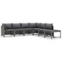 7-teiliges Gartenmöbel-Set und graue synthetische Rattankissen von vidaXL, Gartensets - Ref: Foro24-3059764, Preis: 360,63 €,...