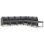 7-teiliges Gartenmöbel-Set und graue synthetische Rattankissen von vidaXL, Gartensets - Ref: Foro24-3059764, Preis: 364,66 €,...