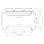 Replacement canopy for anthracite garden swing 150/130x105/70 cm by vidaXL, Covers for tents and gazebos - Ref: Foro24-312099...