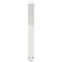 Patas de mesa de comedor 2 uds acero blanco 50x(72-73,3) cm de , Patas para mesas - Ref: Foro24-4012717, Precio: 108,19 €, De...