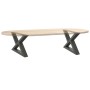 Patas de mesa centro 2 unidades acero antracita 60x(30-31,3) cm de , Patas para mesas - Ref: Foro24-4012690, Precio: 70,48 €,...
