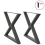 Patas para mesa comedor 2uds antracita 90x(72-73,3) cm de , Patas para mesas - Ref: Foro24-4012734, Precio: 132,28 €, Descuen...