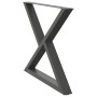 Patas para mesa comedor 2uds antracita 90x(72-73,3) cm de , Patas para mesas - Ref: Foro24-4012734, Precio: 132,28 €, Descuen...
