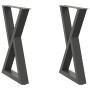 Patas de mesa de comedor 2 uds acero antracita 60x(72-73,3) cm de , Patas para mesas - Ref: Foro24-4012722, Precio: 89,27 €, ...