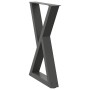 Patas de mesa de comedor 2 uds acero antracita 60x(72-73,3) cm de , Patas para mesas - Ref: Foro24-4012722, Precio: 89,27 €, ...