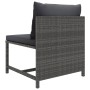 7-teiliges Gartenmöbel-Set und graue synthetische Rattankissen von vidaXL, Gartensets - Ref: Foro24-3059764, Preis: 364,66 €,...