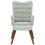 Sillón de relax con reposapiés terciopelo gris claro von , Sessel - Ref: Foro24-4016821, Preis: 130,46 €, Rabatt: %