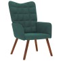 Sillón de relax con reposapiés terciopelo verde oscuro by , Armchairs - Ref: Foro24-4016823, Price: 123,17 €, Discount: %