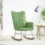Silla mecedora de terciopelo verde claro von , Schaukelstühle - Ref: Foro24-4016835, Preis: 106,79 €, Rabatt: %