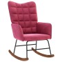 Silla mecedora de terciopelo rojo vino tinto von , Schaukelstühle - Ref: Foro24-4016837, Preis: 114,60 €, Rabatt: %