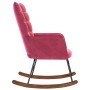 Silla mecedora de terciopelo rojo vino tinto von , Schaukelstühle - Ref: Foro24-4016837, Preis: 114,60 €, Rabatt: %