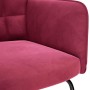 Silla mecedora de terciopelo rojo vino tinto von , Schaukelstühle - Ref: Foro24-4016837, Preis: 114,60 €, Rabatt: %