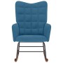 Silla mecedora de terciopelo azul von , Schaukelstühle - Ref: Foro24-4016842, Preis: 107,11 €, Rabatt: %