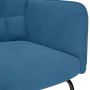 Silla mecedora de terciopelo azul von , Schaukelstühle - Ref: Foro24-4016842, Preis: 107,11 €, Rabatt: %