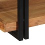 Estante de pared madera maciza de acacia 110x33x45 cm de , Almacenamiento para CD y DVD - Ref: Foro24-4017490, Precio: 112,43...