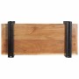 Estante de pared madera maciza de acacia 70x33x35 cm de , Almacenamiento para CD y DVD - Ref: Foro24-4017484, Precio: 85,57 €...