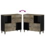 Aparador 80x33x75 cm madera maciza mango by , Sideboards - Ref: Foro24-4017819, Price: 118,70 €, Discount: %