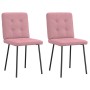Sillas de comedor 2 unidades terciopelo rosa von , Essstühle - Ref: Foro24-4101061, Preis: 81,84 €, Rabatt: %