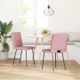 Sillas de comedor 2 unidades terciopelo rosa von , Essstühle - Ref: Foro24-4101061, Preis: 81,84 €, Rabatt: %