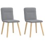 Sillas de comedor giratorias 2 unidades tela gris claro von , Essstühle - Ref: Foro24-4101220, Preis: 104,31 €, Rabatt: %