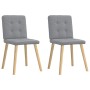 Sillas de comedor giratorias 2 unidades tela gris claro von , Essstühle - Ref: Foro24-4101068, Preis: 100,58 €, Rabatt: %
