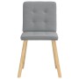 Sillas de comedor giratorias 2 unidades tela gris claro von , Essstühle - Ref: Foro24-4101068, Preis: 100,58 €, Rabatt: %