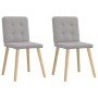 Sillas de comedor 2 uds tela gris nube von , Essstühle - Ref: Foro24-4101077, Preis: 79,45 €, Rabatt: %