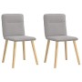 Sillas de comedor 2 uds tela gris nube von , Essstühle - Ref: Foro24-4101229, Preis: 104,31 €, Rabatt: %