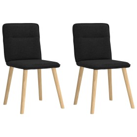 Sillas de comedor 2 unidades tela negro von , Essstühle - Ref: Foro24-4101222, Preis: 104,31 €, Rabatt: %