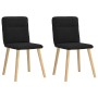 Sillas de comedor 2 unidades tela negro von , Essstühle - Ref: Foro24-4101222, Preis: 104,31 €, Rabatt: %