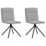 Sillas de comedor 2 uds tela gris nube by , dining chairs - Ref: Foro24-4101241, Price: 105,85 €, Discount: %