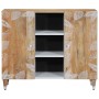 Aparador de madera maciza de mango 90x33,5x75 cm de , Almacenamiento para CD y DVD - Ref: Foro24-4018692, Precio: 116,18 €, D...
