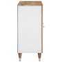 Aparador de madera maciza de mango 90x33,5x75 cm de , Almacenamiento para CD y DVD - Ref: Foro24-4018692, Precio: 116,18 €, D...
