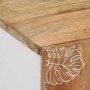 Aparador de madera maciza de mango 90x33,5x75 cm de , Almacenamiento para CD y DVD - Ref: Foro24-4018692, Precio: 116,18 €, D...