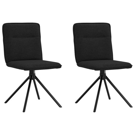 Sillas de comedor 2 unidades tela negro von , Essstühle - Ref: Foro24-4101234, Preis: 106,43 €, Rabatt: %